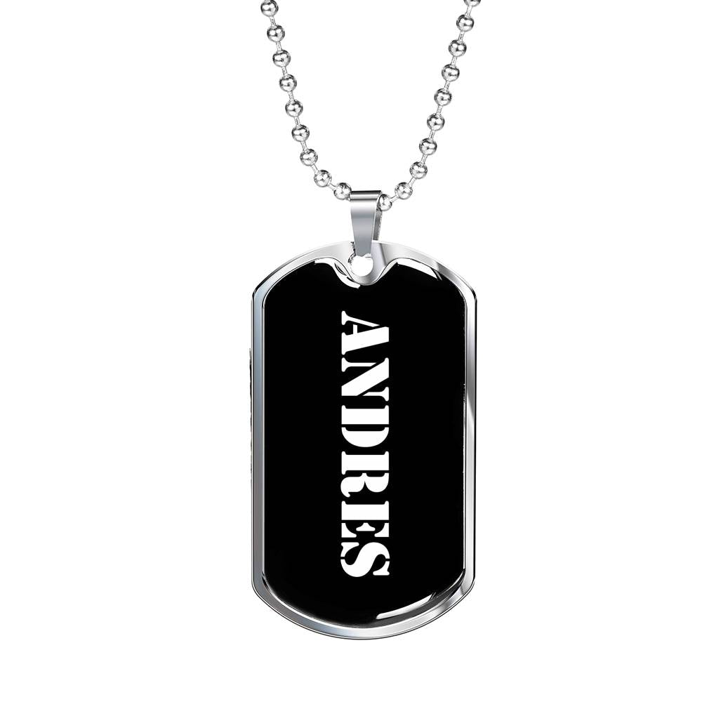 Andres v2 - Luxury Dog Tag Necklace