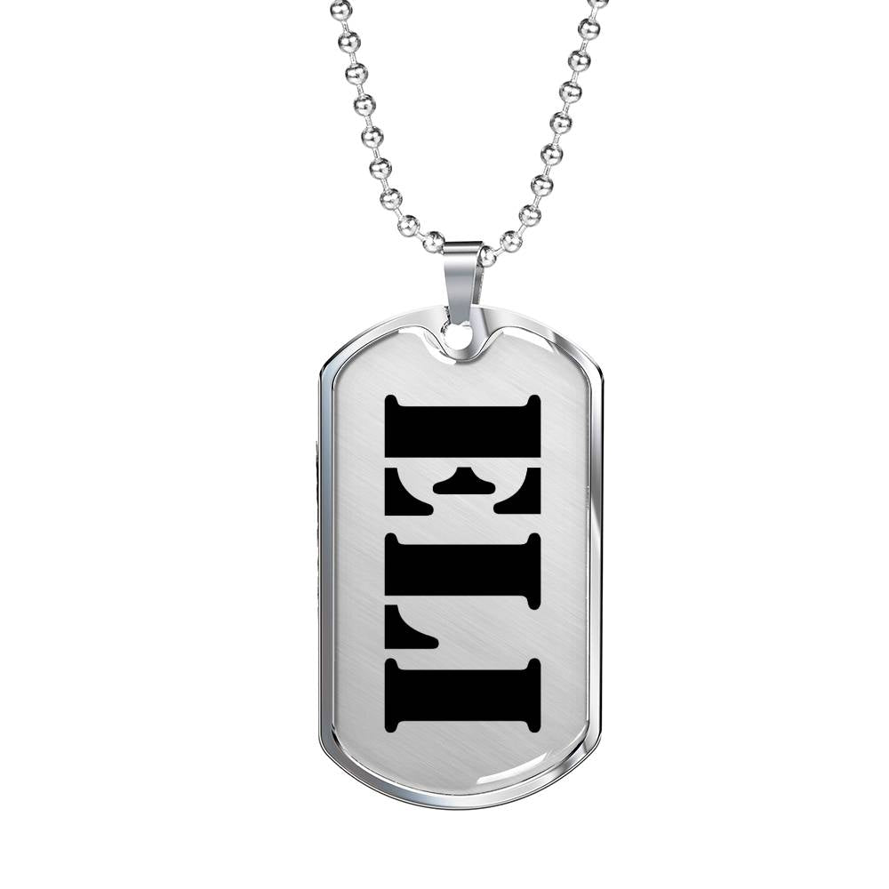 Eli - Luxury Dog Tag Necklace