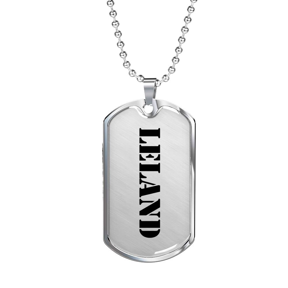 Leland - Luxury Dog Tag Necklace