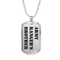 Army Ranger's Brother - Luxury Dog Tag Necklace