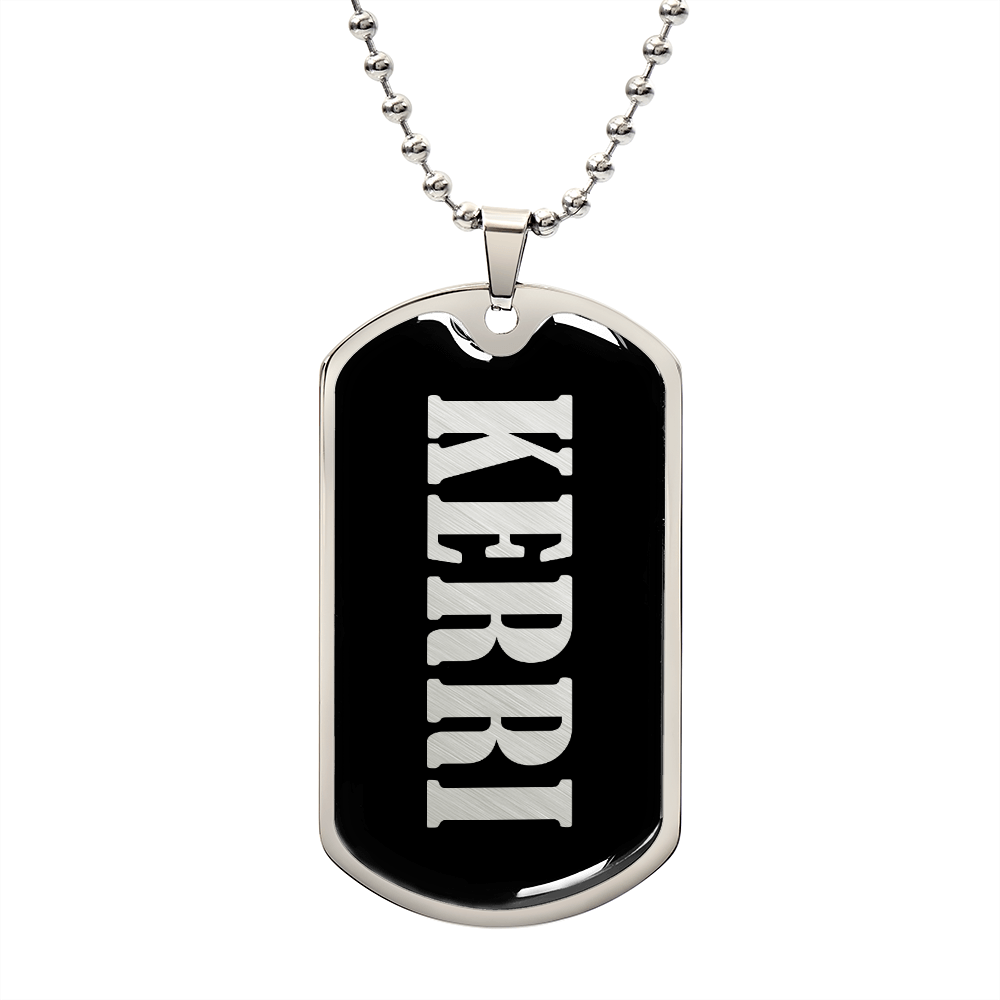 Kerri v02 - Luxury Dog Tag Necklace