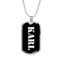 Karl v2 - Luxury Dog Tag Necklace