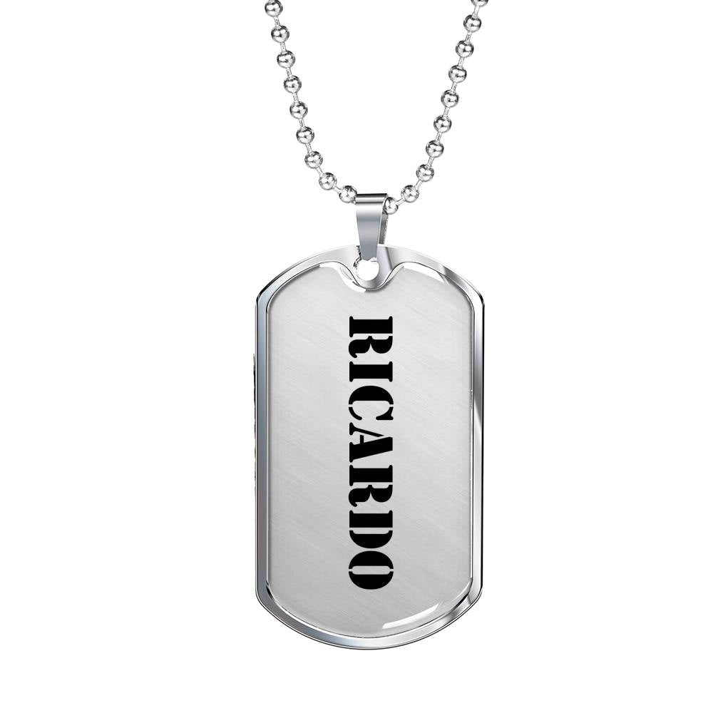 Ricardo - Luxury Dog Tag Necklace