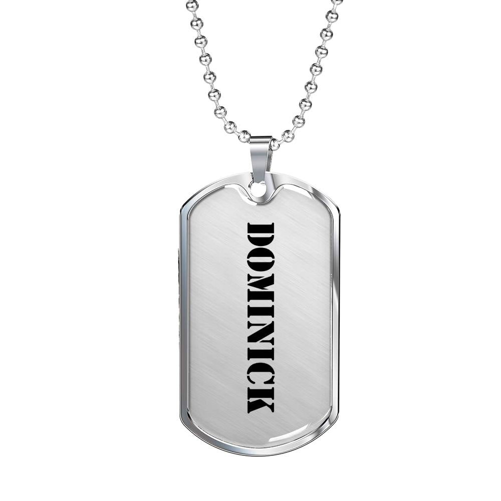 Dominick - Luxury Dog Tag Necklace