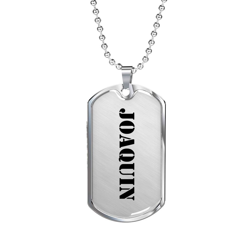 Joaquin - Luxury Dog Tag Necklace