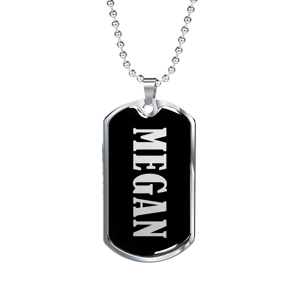 Megan v01s - Luxury Dog Tag Necklace