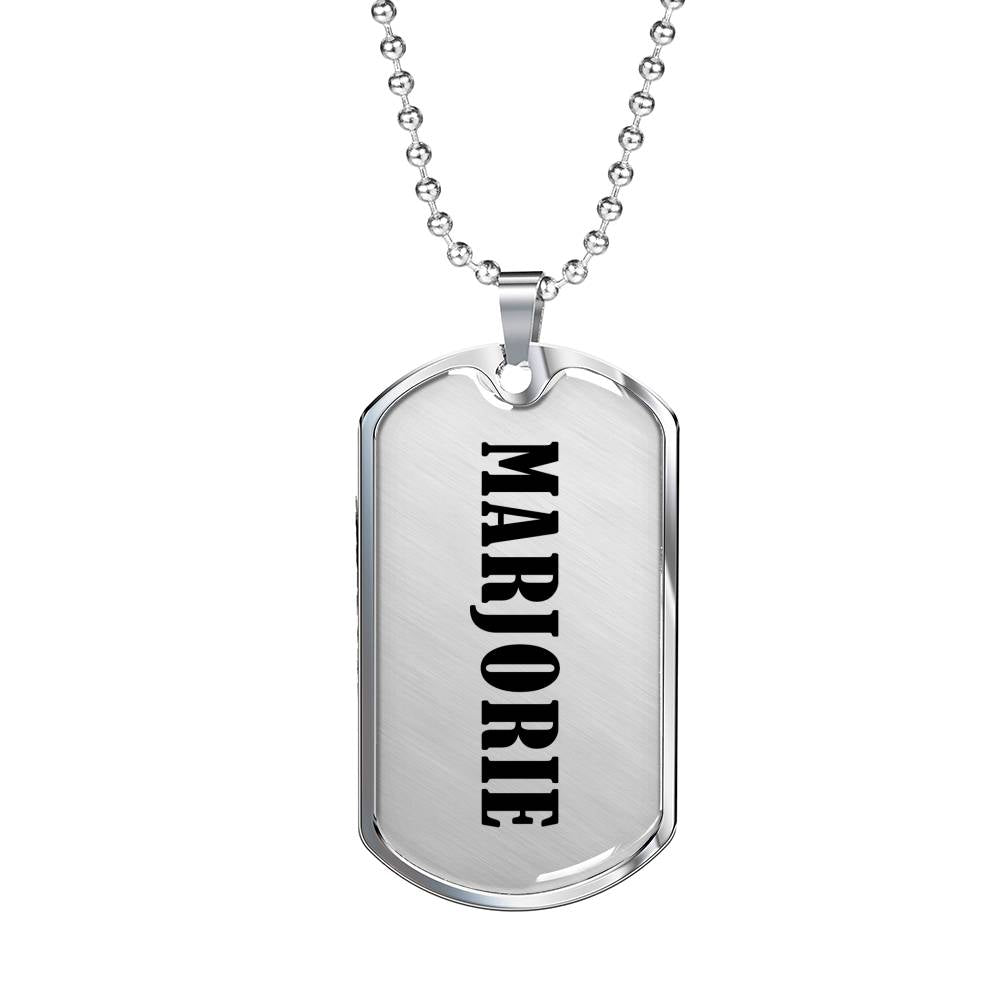 Marjorie v01 - Luxury Dog Tag Necklace