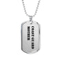 Coast Guard Mother - Luxury Dog Tag Necklace
