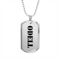 Odell - Luxury Dog Tag Necklace