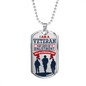 I Am A Veteran - Luxury Dog Tag Necklace