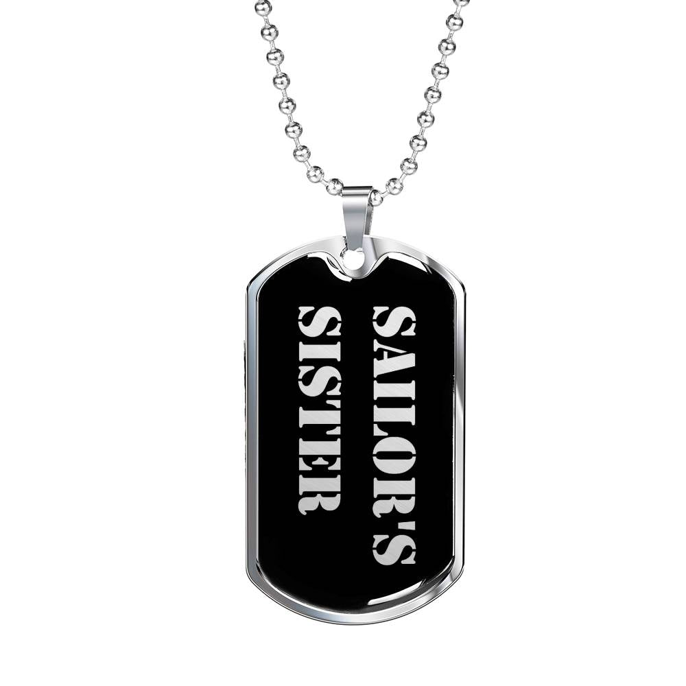 Sailor's Sister v2 - Luxury Dog Tag Necklace