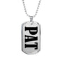 Pat v01 - Luxury Dog Tag Necklace