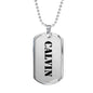 Calvin - Luxury Dog Tag Necklace