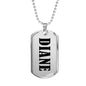 Diane v01 - Luxury Dog Tag Necklace