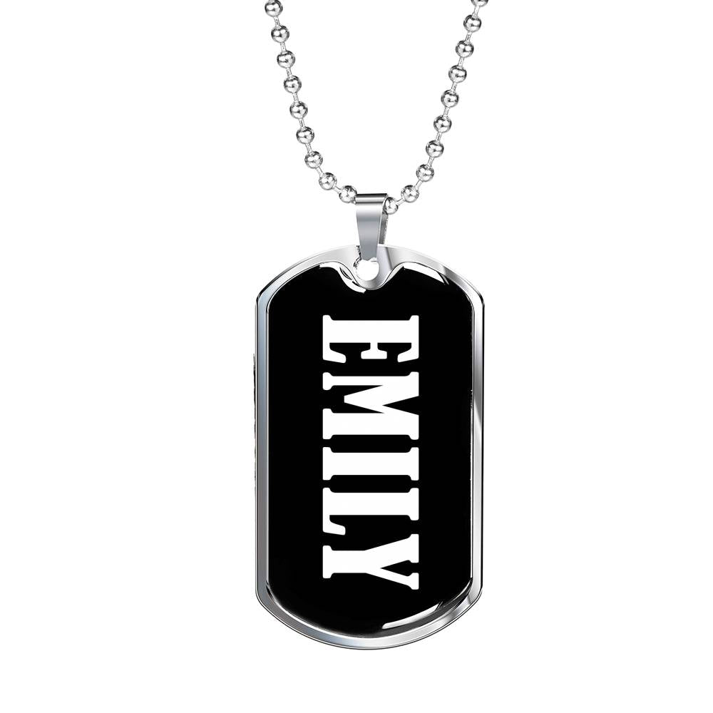 Emily v02 - Luxury Dog Tag Necklace