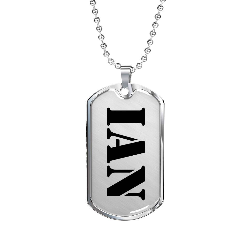 Ian - Luxury Dog Tag Necklace