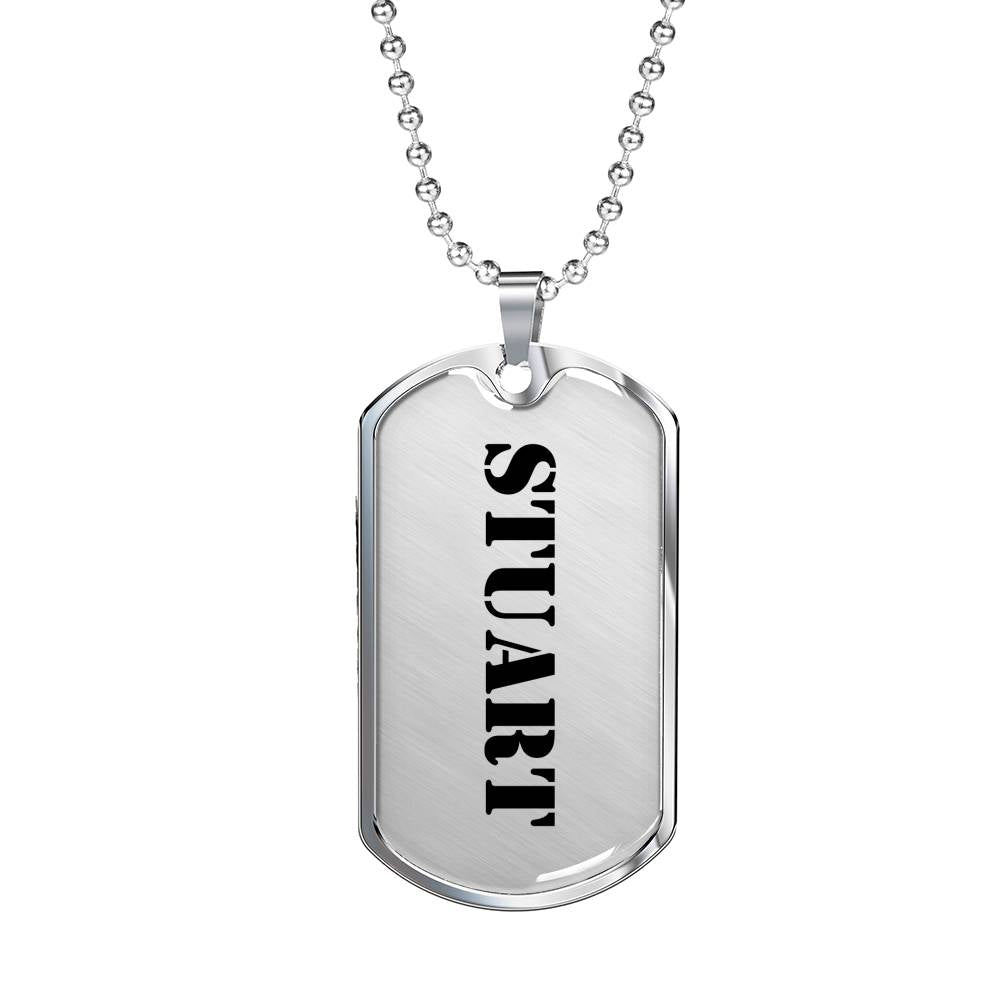 Stuart - Luxury Dog Tag Necklace