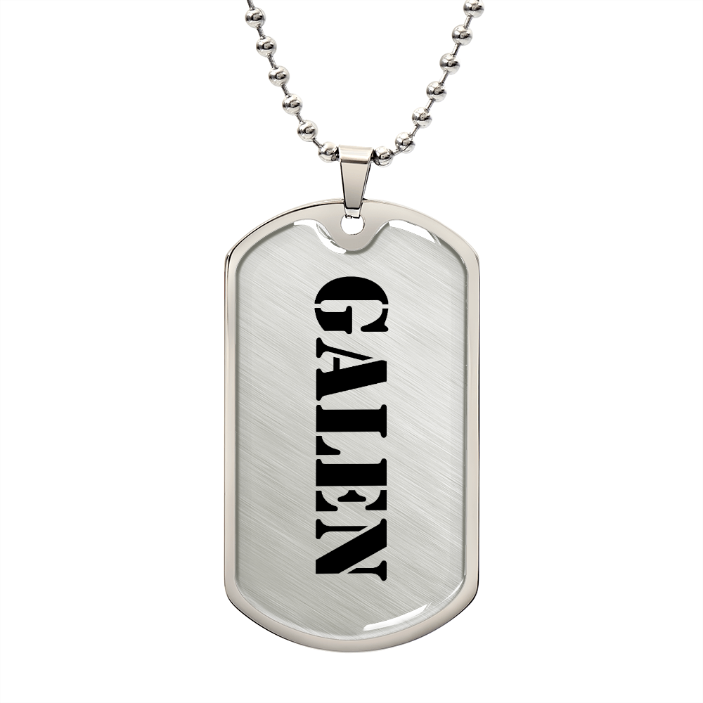 Galen - Luxury Dog Tag Necklace