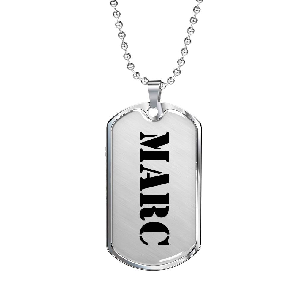 Marc - Luxury Dog Tag Necklace