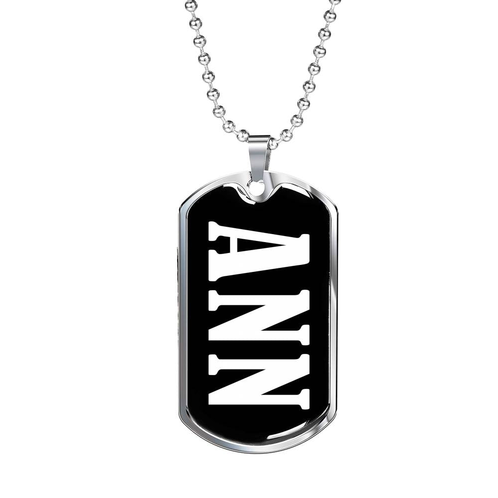 Ann v02 - Luxury Dog Tag Necklace