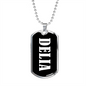 Delia v03 - Luxury Dog Tag Necklace