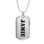 Jamie - Luxury Dog Tag Necklace