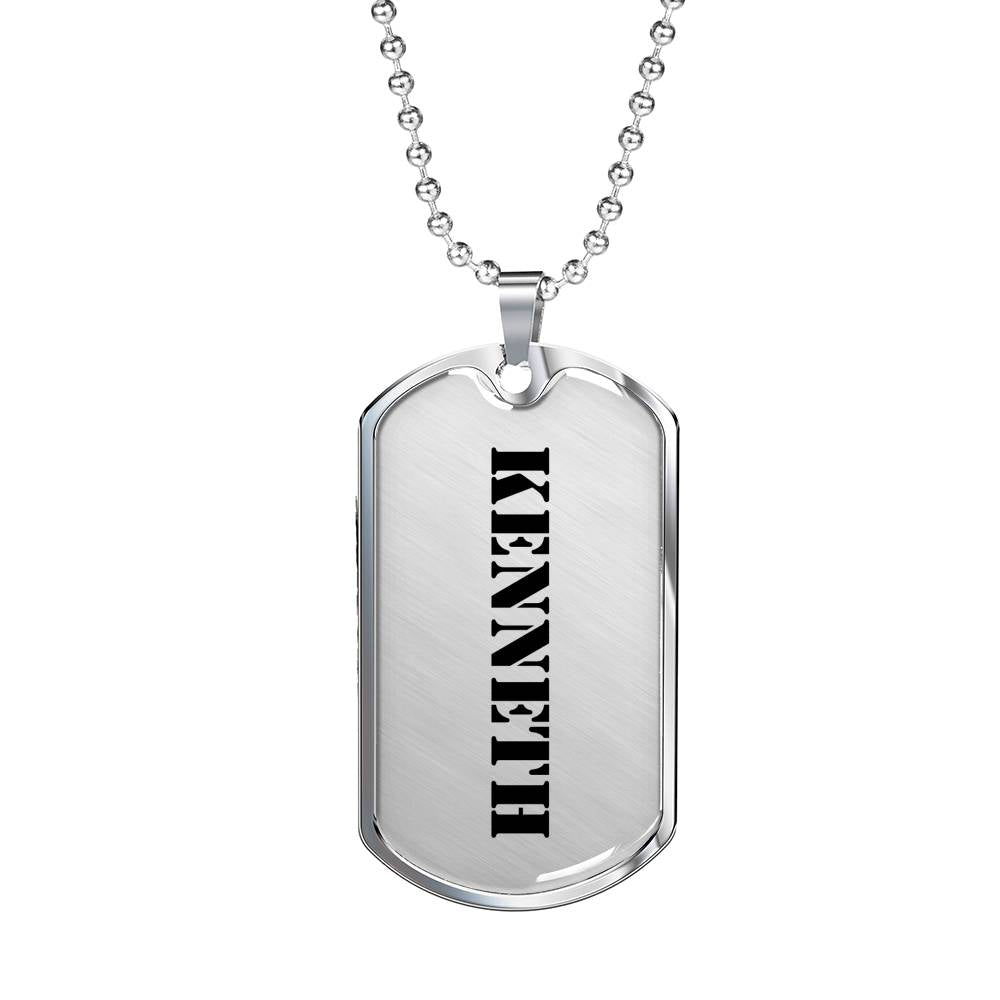 Kenneth - Luxury Dog Tag Necklace