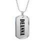 Deanna v01 - Luxury Dog Tag Necklace