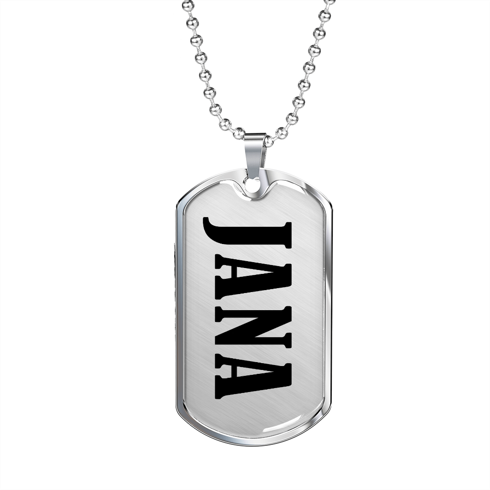 Jana v01 - Luxury Dog Tag Necklace