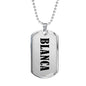 Blanca v01 - Luxury Dog Tag Necklace
