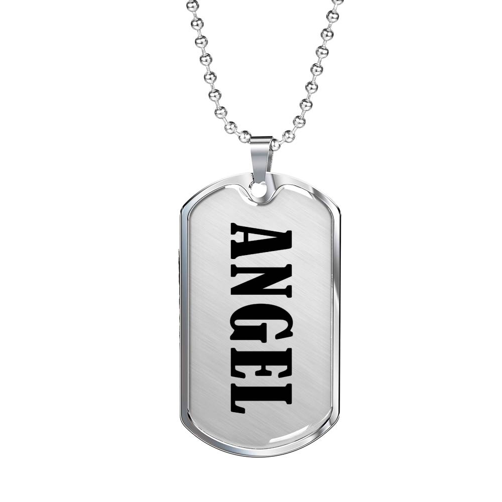 Angel v01 - Luxury Dog Tag Necklace