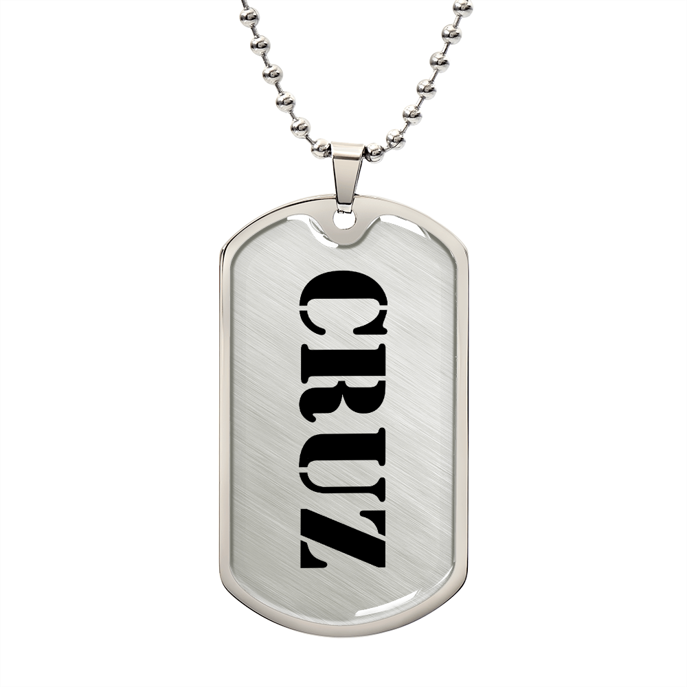 Cruz - Luxury Dog Tag Necklace