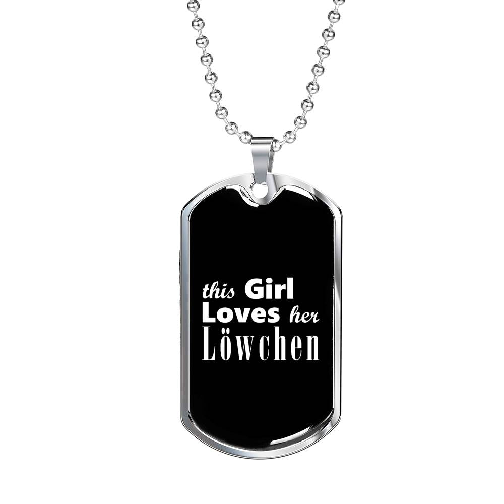 Löwchen v2 - Luxury Dog Tag Necklace