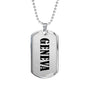 Geneva v01 - Luxury Dog Tag Necklace