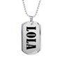 Lola v01 - Luxury Dog Tag Necklace
