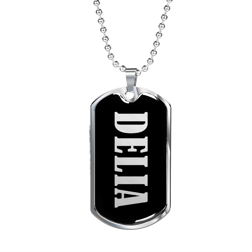 Delia v02 - Luxury Dog Tag Necklace