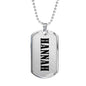 Hannah v01 - Luxury Dog Tag Necklace