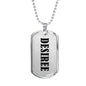 Desiree v01 - Luxury Dog Tag Necklace