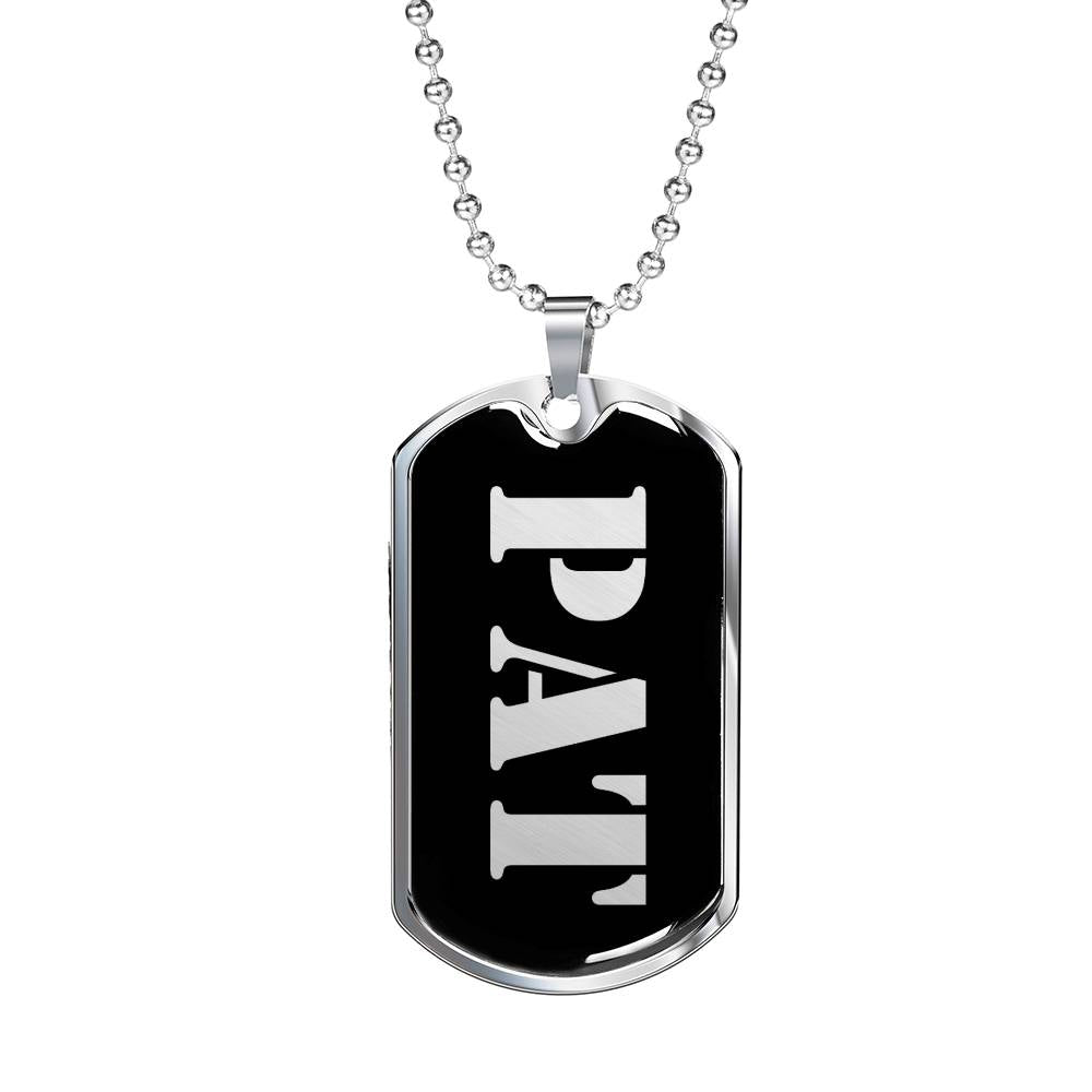 Pat v3 - Luxury Dog Tag Necklace