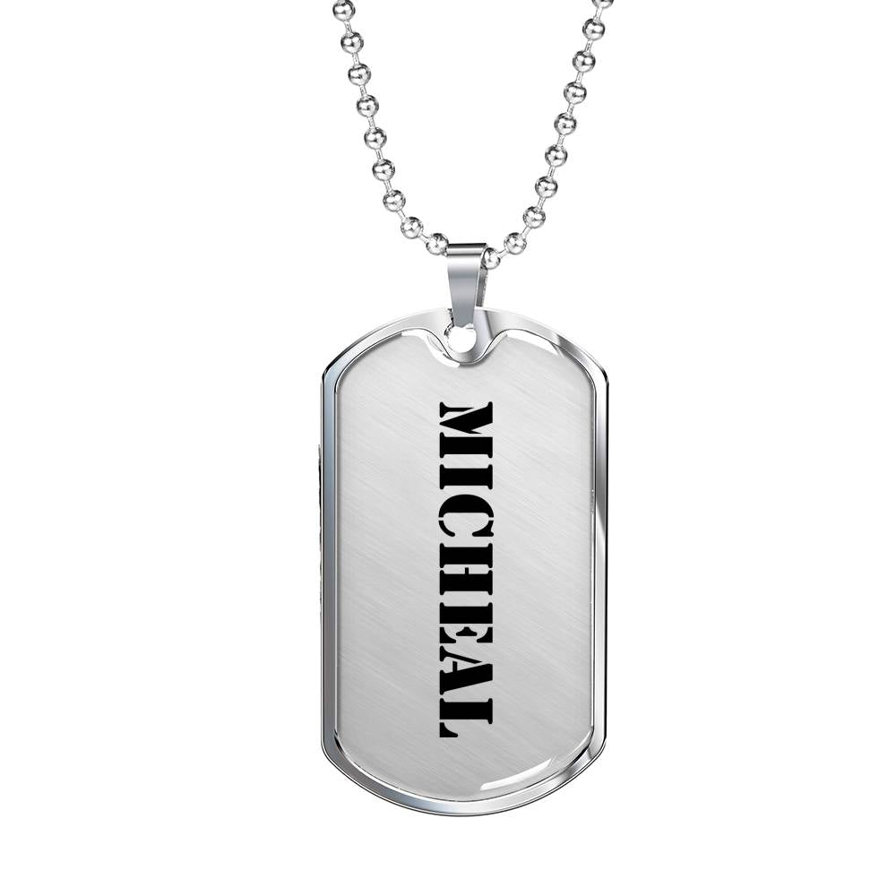 Micheal - Luxury Dog Tag Necklace