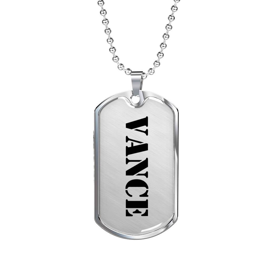Vance - Luxury Dog Tag Necklace