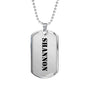 Shannon - Luxury Dog Tag Necklace