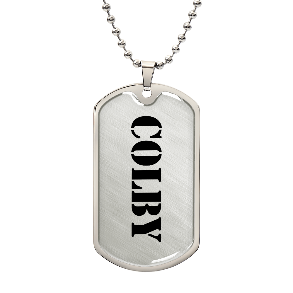 Colby - Luxury Dog Tag Necklace