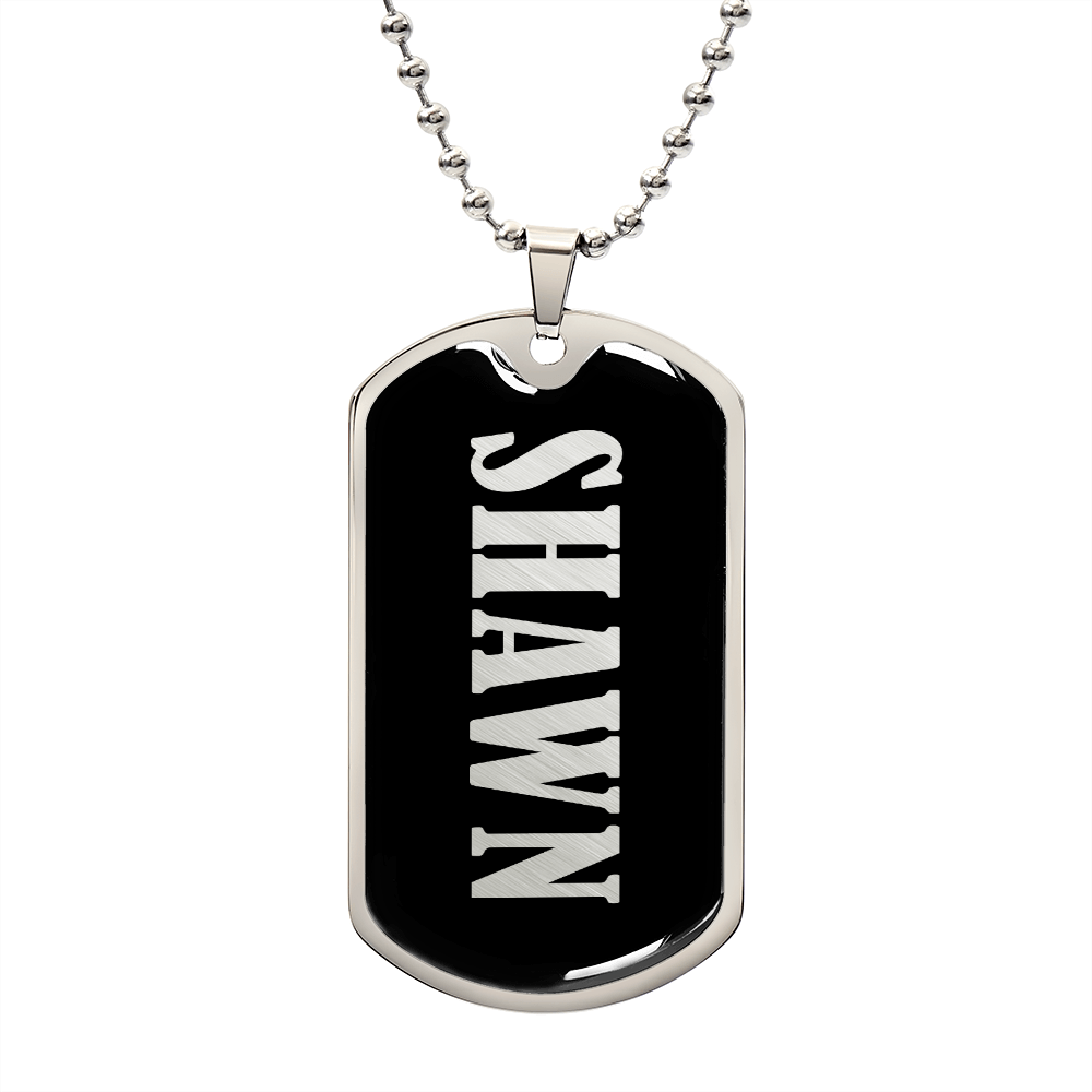 Shawn v02 - Luxury Dog Tag Necklace