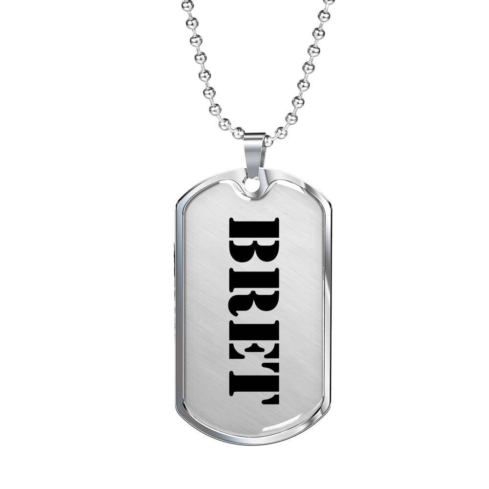 Bret - Luxury Dog Tag Necklace