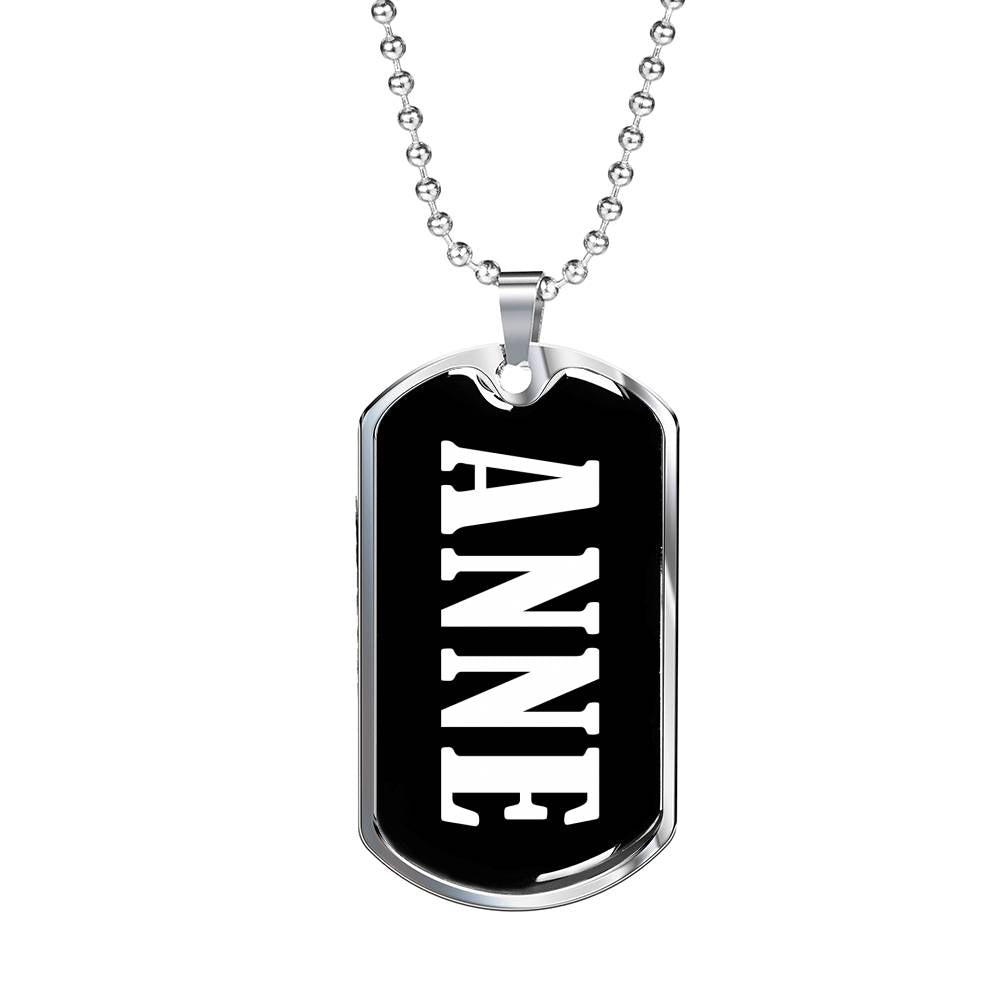 Anne v02 - Luxury Dog Tag Necklace