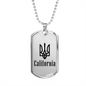 California - Luxury Dog Tag Necklace