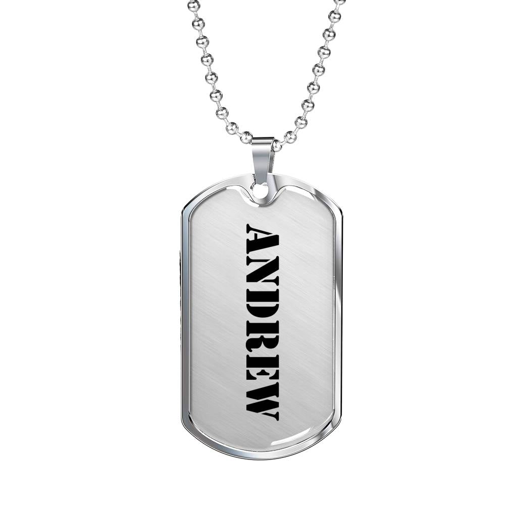 Andrew - Luxury Dog Tag Necklace