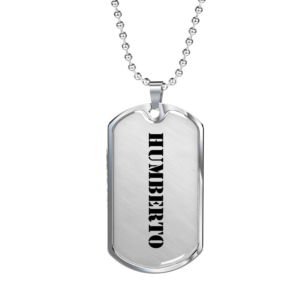 Humberto - Luxury Dog Tag Necklace