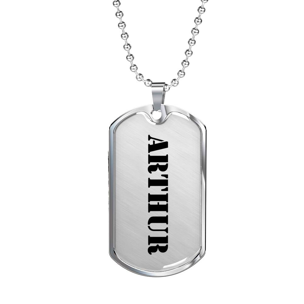 Arthur - Luxury Dog Tag Necklace